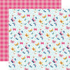 Echo Park - Play All Day Girl Collection - 12 x 12 Double Sided Paper - Catch Butterflies