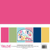 Echo Park - Play All Day Girl Collection - 12 x 12 Paper Pack - Solids