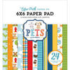 Echo Park - Pets Collection - 6 x 6 Paper Pad