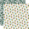 Echo Park - Pool Party Collection - 12 x 12 Double Sided Paper - Pineapple Paradise