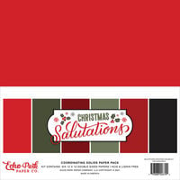 Echo Park - Christmas Salutations Collection - 12 x 12 Paper Pack - Solids
