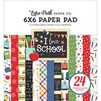 Echo Park - I Love School Collection - 6 x 6 Paper Pad