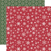 Echo Park - Santa Claus Lane Collection - Christmas - 12 x 12 Double Sided Paper - Snowy Lane