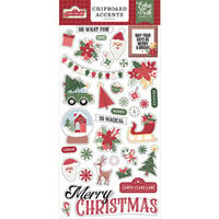 Echo Park - Santa Claus Lane Collection - Christmas - Chipboard Embellishments - Accents