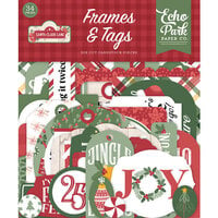 Echo Park - Santa Claus Lane Collection - Christmas - Ephemera - Frames and Tags