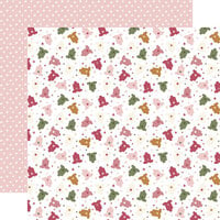 Echo Park - Special Delivery Baby Girl Collection - 12 x 12 Double Sided Paper - Tiny Girl Clothes