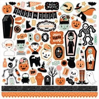 Echo Park - Spooktacular Halloween Collection - 12 x 12 Cardstock Stickers - Element