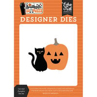 Echo Park - Spooktacular Halloween Collection - Designer Dies - Cat And Pumpkin
