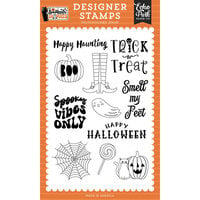 Echo Park - Spooktacular Halloween Collection - Clear Photopolymer Stamps - Spooky Vibes Only