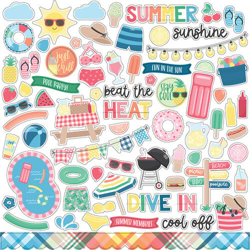 Echo Park Summer Fun Stickers