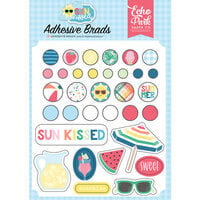 Echo Park - Sun Kissed Collection - Self Adhesive Brads
