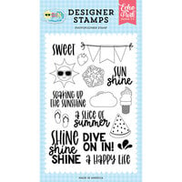 Echo Park - Sun Kissed Collection - Clear Photopolymer Stamps - Dive On In