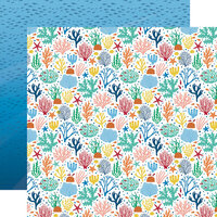 Echo Park - Sea Life Collection - 12 x 12 Double Sided Paper - Coral Reef