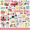 Echo Park - A Slice of Summer Collection - 12 x 12 Cardstock Stickers - Elements