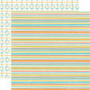 Echo Park - Splash Collection - 12 x 12 Double Sided Paper - Mini Stripes