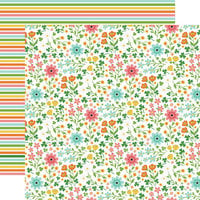 Echo Park - Happy St Patrick's Day Collection - 12 x 12 Double Sided Paper - March Blooms