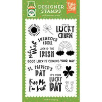 Echo Park - Happy St Patrick's Day Collection - Clear Photopolymer Stamps - Good Luck Coming Your Way