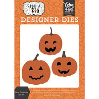 Echo Park - Spooky Collection - Halloween - Designer Dies - Three Pumpkins