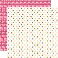 Echo Park - Springtime Collection - 12 x 12 Double Sided Paper - Colored Dots, CLEARANCE