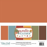 Echo Park - Sweater Weather Collection - 12 x 12 Paper Pack - Solids