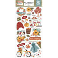 Echo Park - Sweater Weather Collection - Chipboard Embellishments - Accents