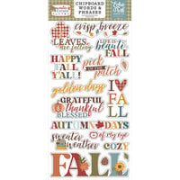 Echo Park - Sweater Weather Collection - Chipboard Embellishments - Word And Phrases