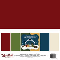 Echo Park - The First Noel Collection - 12 x 12 Paper Pack - Solids