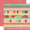 Echo Park - This and That Collection - Graceful - 12 x 12 Double Sided Paper - Border Strips