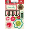 Echo Park - This and That Collection - Graceful - Layered Chipboard Stickers