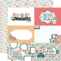 Echo Park - Telling Our Story Collection - 12 x 12 Double Sided Paper - 6 x 4 Journaling Cards