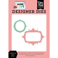 Echo Park - Telling Our Story Collection - Designer Dies - Funky Frames Set 1