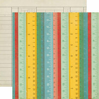 Echo Park - Teacher's Pet Collection - 12 x 12 Double Sided Paper - Rulers