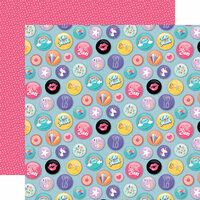 Echo Park - Teen Spirit Girl Collection - 12 x 12 Double Sided Paper - Epic Buttons