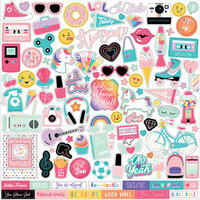 Echo Park - Teen Spirit Girl Collection - 12 x 12 Cardstock Stickers - Elements