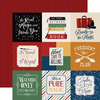 Echo Park - Wizards and Company Collection - 12 x 12 Double Sided Paper - 4 x 4 Journaling Cards