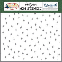 Echo Park - Wizards and Company Collection - 6 x 6 Stencils - Charming Sparkles
