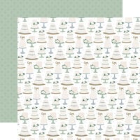 Echo Park - Wedding Bells Collection - 12 x 12 Double Sided Paper - Sweet Love