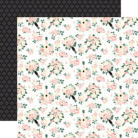 Echo Park - Wedding Collection - 12 x 12 Double Sided Paper - Bouquet Toss