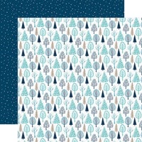 Echo Park - Winter Magic Collection - 12 x 12 Double Sided Paper - Winter Forest