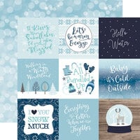 Echo Park - Winter Magic Collection - 12 x 12 Double Sided Paper - 4 x 4 Journaling Cards
