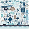 Echo Park - Winter Magic Collection - 12 x 12 Cardstock Stickers - Elements