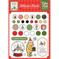 Echo Park - Winnie The Pooh Christmas Collection - Adhesive Brads