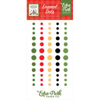 Echo Park - Winnie The Pooh Christmas Collection - Enamel Dots