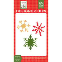 Echo Park - Winnie The Pooh Christmas Collection - Designer Dies - Wonderful And Grand Snowflakes