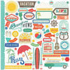 Echo Park - Walking On Sunshine Collection - 12 x 12 Cardstock Stickers - Elements