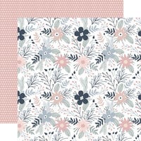 Echo Park - Winterland Collection - Christmas - 12 x 12 Double Sided Paper - Winterland Floral