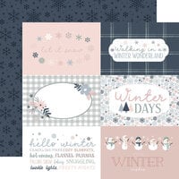 Echo Park - Winterland Collection - Christmas - 12 x 12 Double Sided Paper - 4 x 6 Journaling Cards