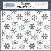 Echo Park - Winterland Collection - Christmas - 6 x 6  Stencils - Winter Wishes Snowflakes
