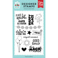 Echo Park - Wish Upon A Star 02 Collection - Clear Photopolymer Stamps - The Magic Moment