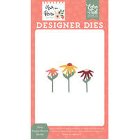 Echo Park - Year In Review Collection - Designer Dies - Three Happy Flowers